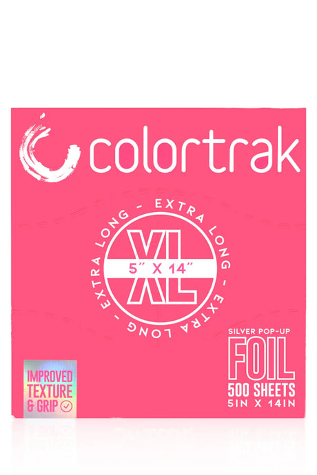Colortrak Extra Long Pop-up Foil Silver 500 Sheets