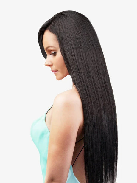 Bohyme Silky Straight Machine Tied Weft Human Hair 10" Color 1B