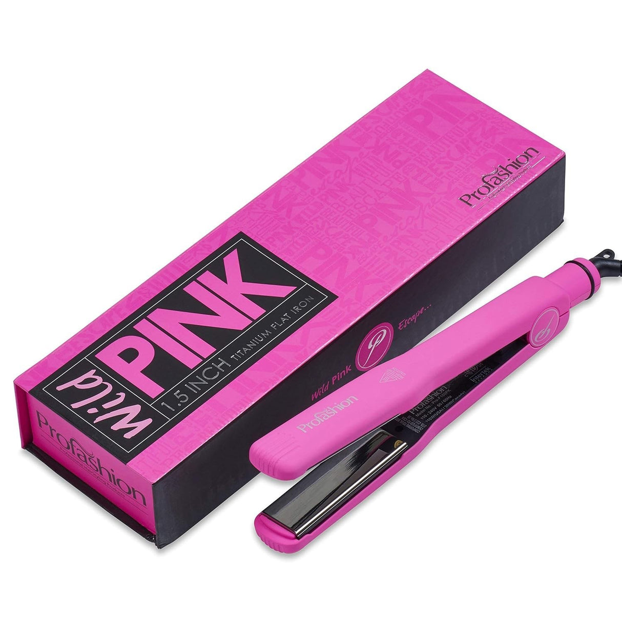 Profashion 1" Pink Titanium Flat Iron