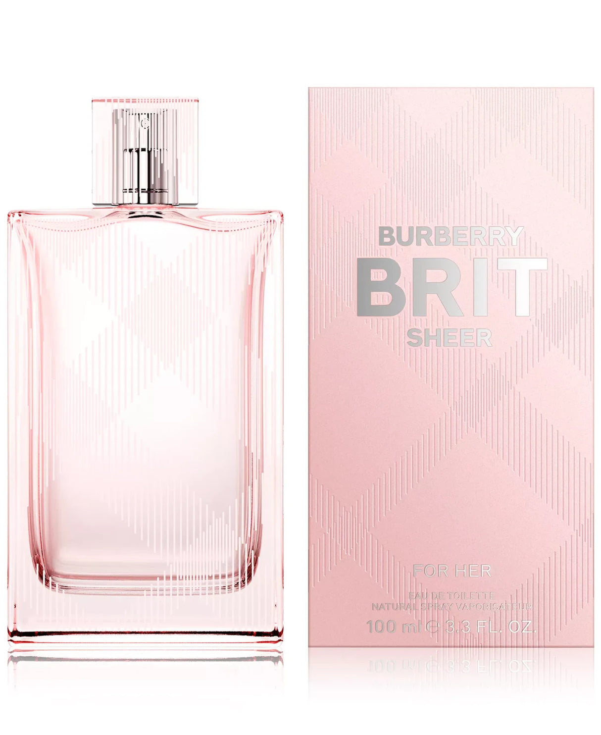 Burberry Brit Sheer by Burberry for Her Eau de Toilette Spray 3.3 oz