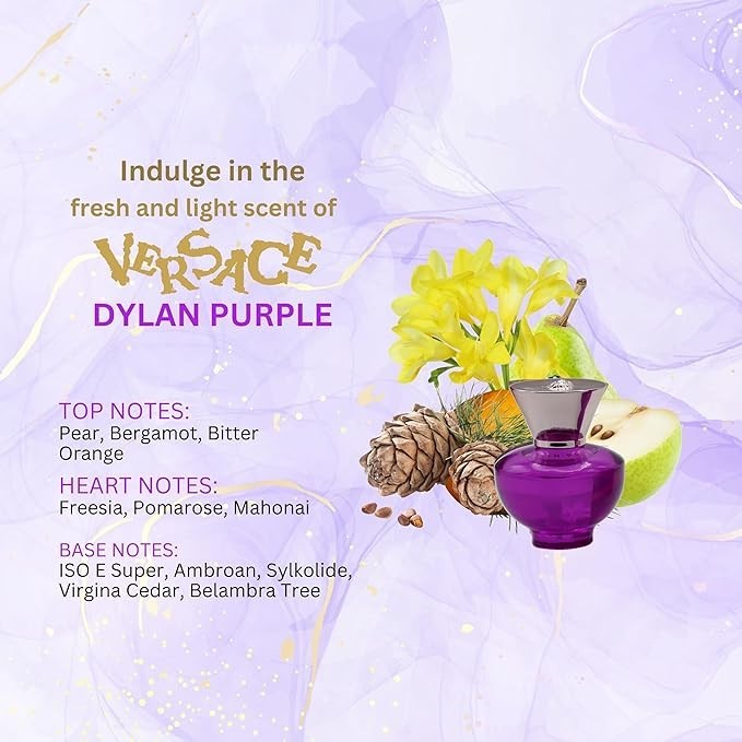 Versace Pour Femme Dylan Purple for Women Eau de Parfum Spray 1.7 oz