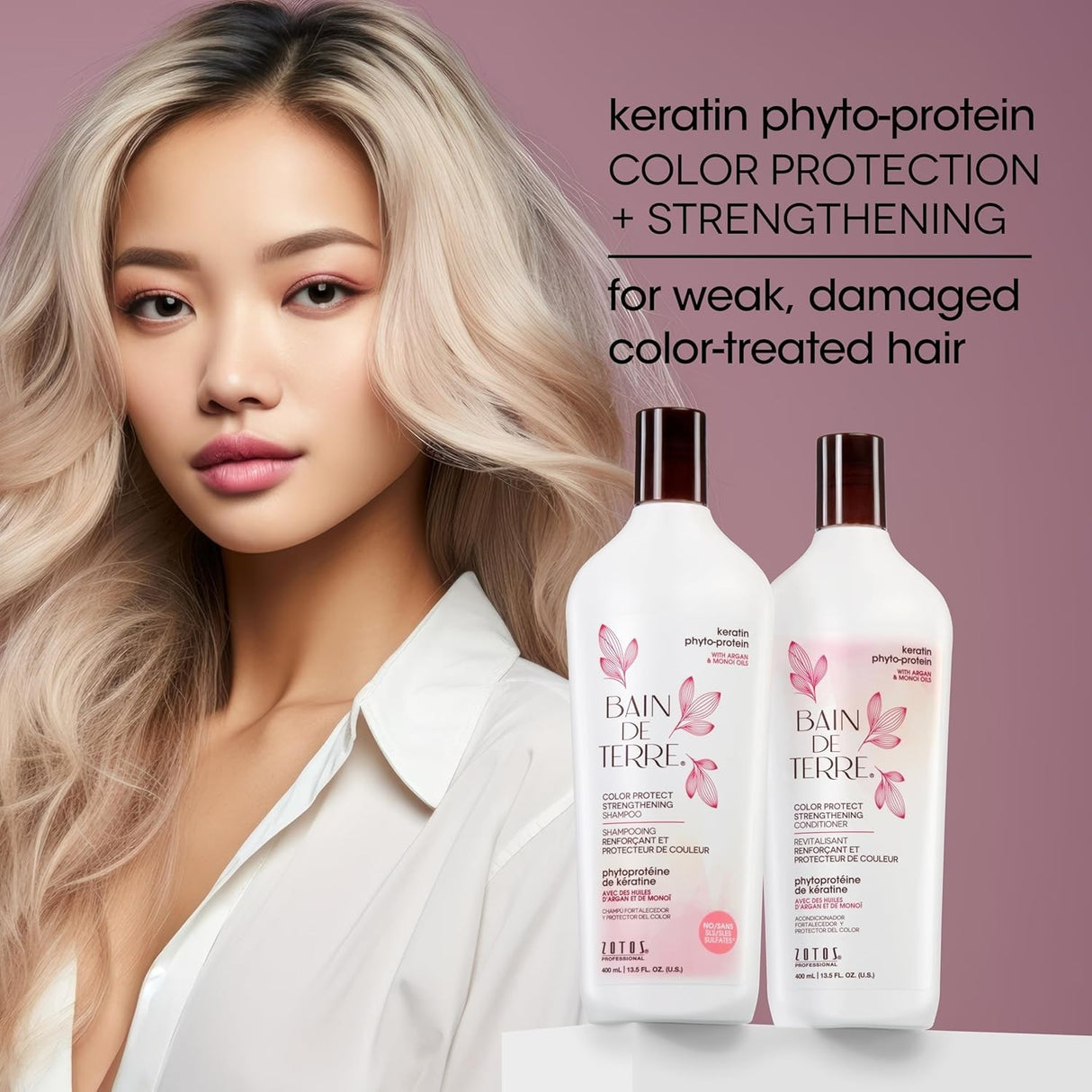 Bain de Terre Keratin Phyto-Protein Strengthening Shampoo 33.8 oz