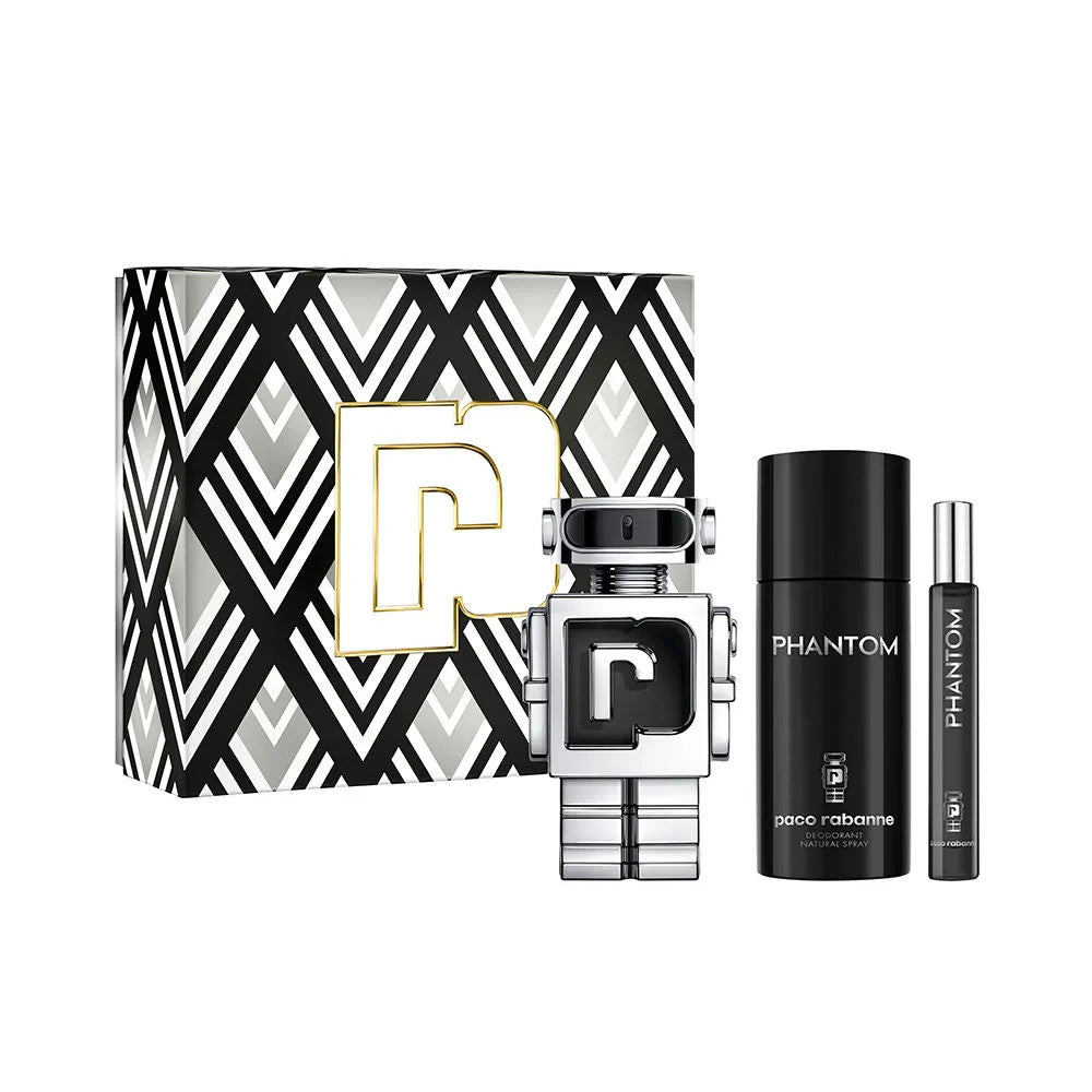 Phantom by Paco Rabanne Fragrance for Men 3 Piece Gift Set