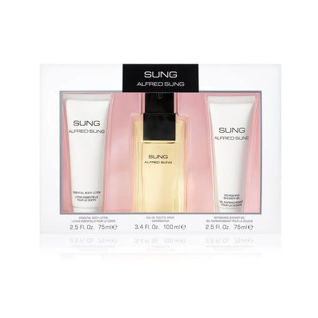 Sung by Alfred Sung Fragrance for Women 3 Piece Gift Set