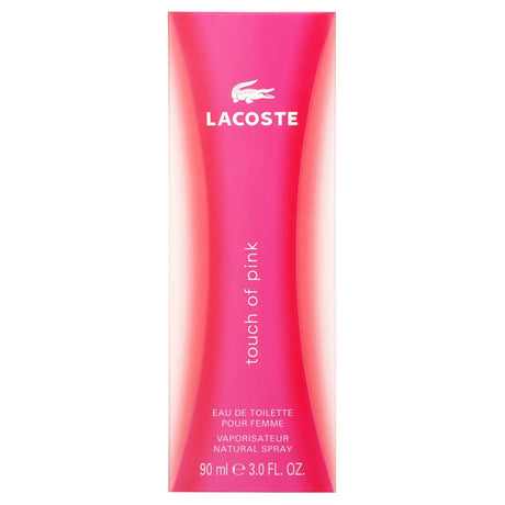 Touch of Pink by Lacoste for Women Eau de Toilette Spray 3 oz