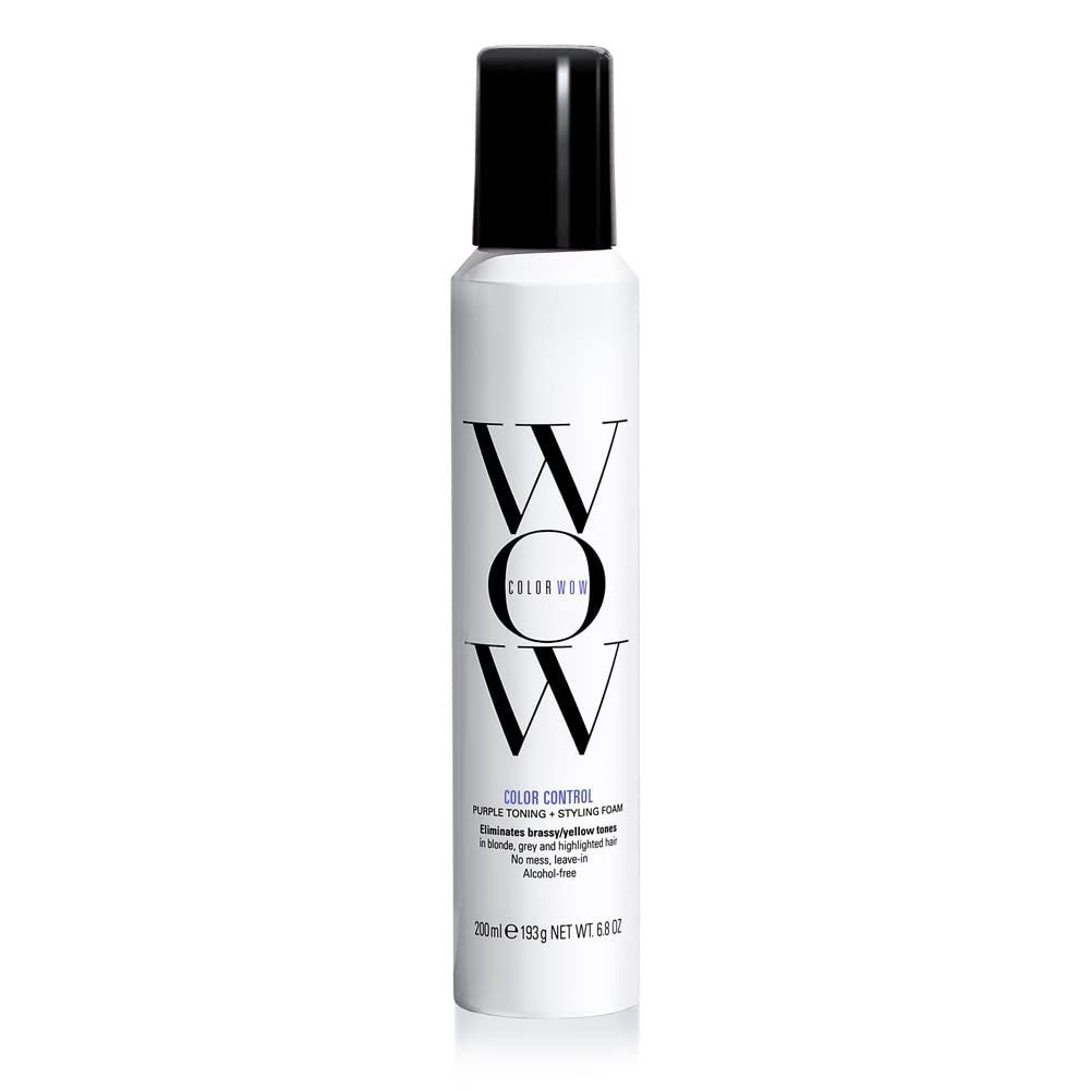 Color Wow Color Control Purple Toning + Styling Foam 6.8 oz
