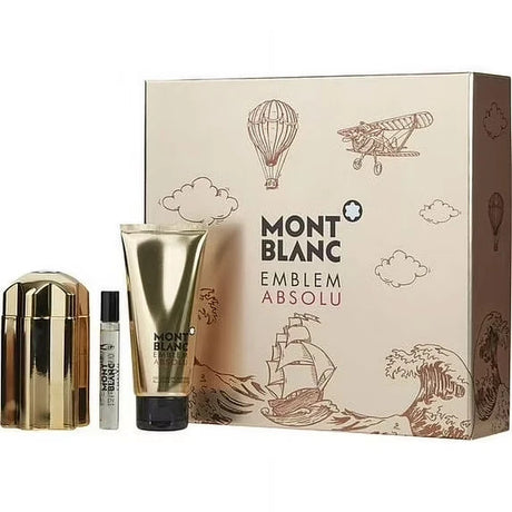 Emblem Absolu by Montblanc Fragrance for Men 3 Piece Gift Set