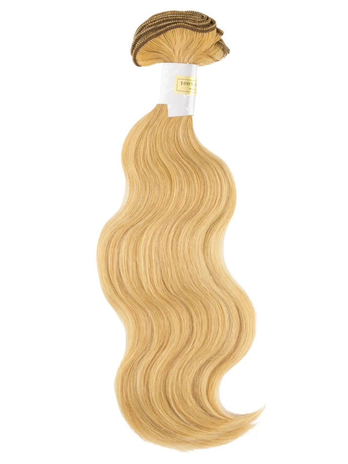 Bohyme European Body Wave Machine-Tied Weft Remy Human Hair 18" Color D22/27