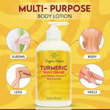 Organic Extract Turmeric Body Cream 16 oz