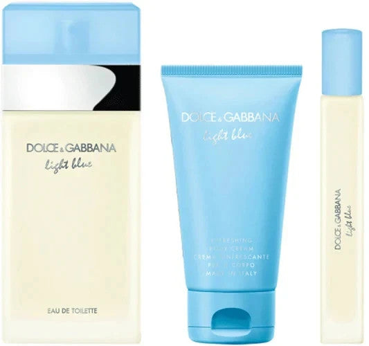 Dolce & Gabbana Light Blue Fragrance for Women 3 Piece Gift Set