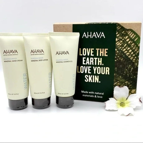 Ahava Mineral Skin & Body Collection 3 Piece Gift Set