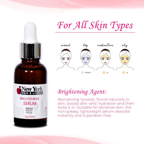 New York Fair & Lovely Brightening Serum 1 oz