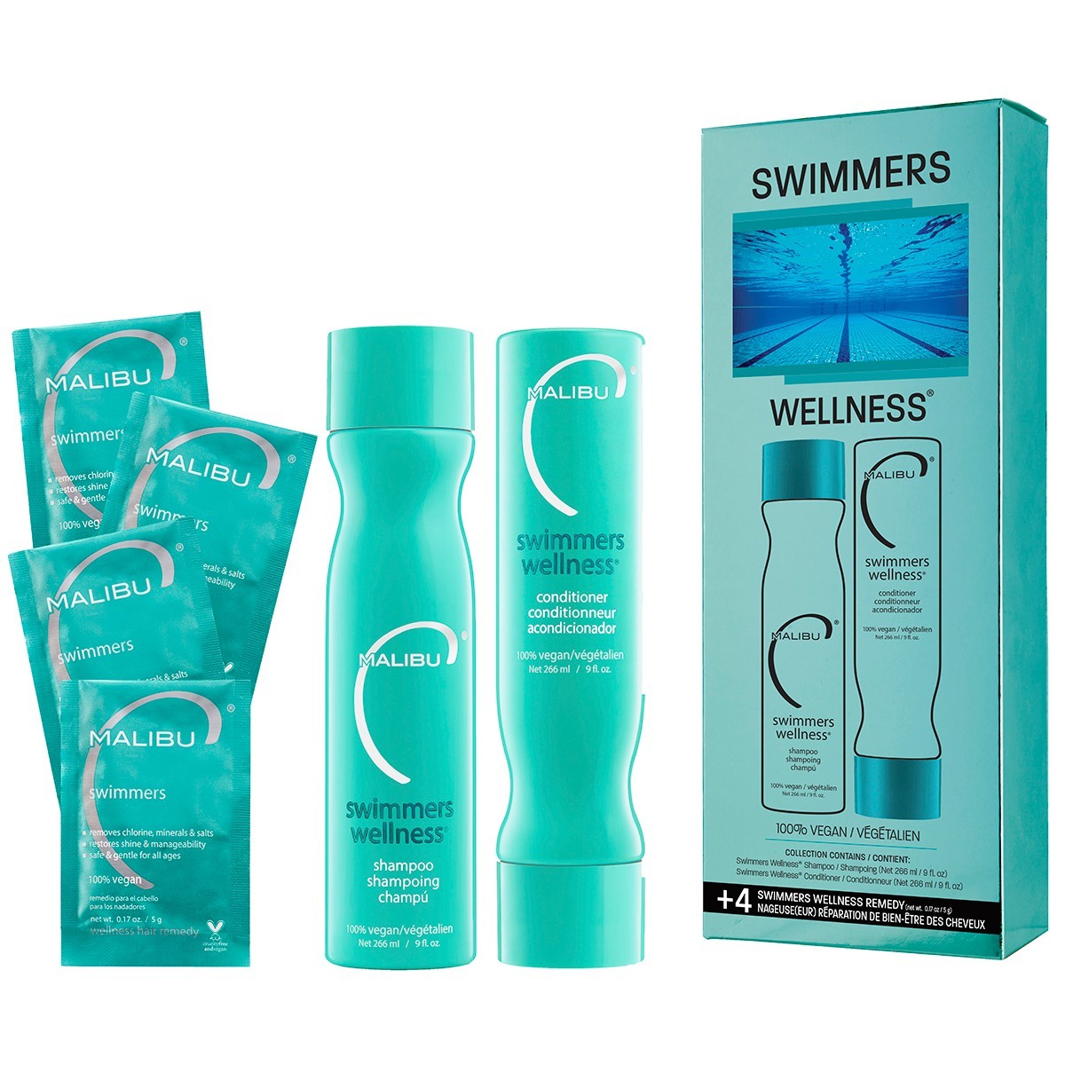 Malibu C Swimmers Wellness Collection Kit
