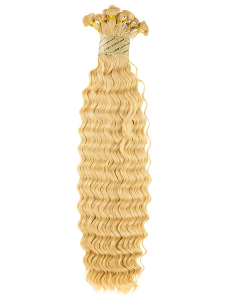 Bohyme Deep Wave Hand Tied Weft Remy Human Hair 18" Color 27