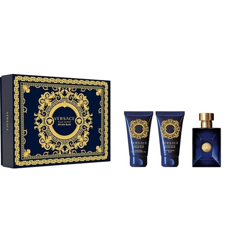 Versace Dylan Blue Pour Homme Fragrance for Men 3 Piece Gift Set