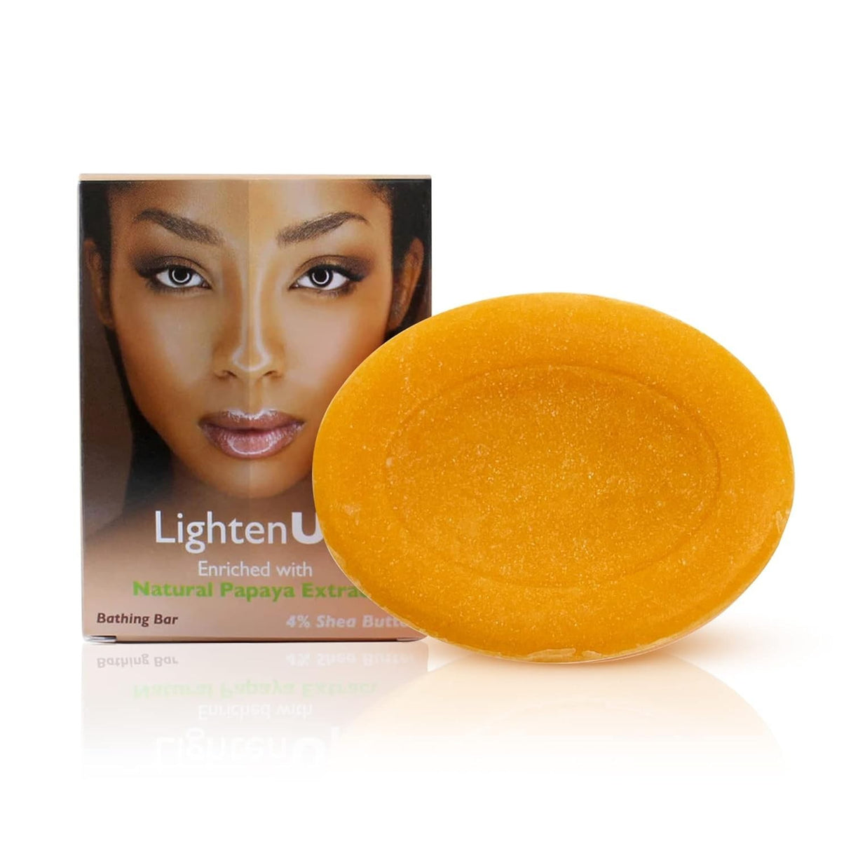 Omic Lighten Up Plus Papaya Extract Bathing Bar 3.5 oz