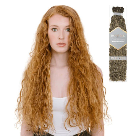 Bohyme French Refined Machine-Tied Weft Human Hair 18" Color D18/BL22