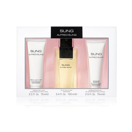 Sung by Alfred Sung Fragrance for Women 3 Piece Gift Set