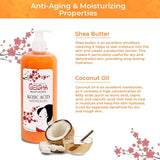 Geisha Beauty Secrets Kojic Acid Shea Butter Brightening Shower Gel 33.8 oz