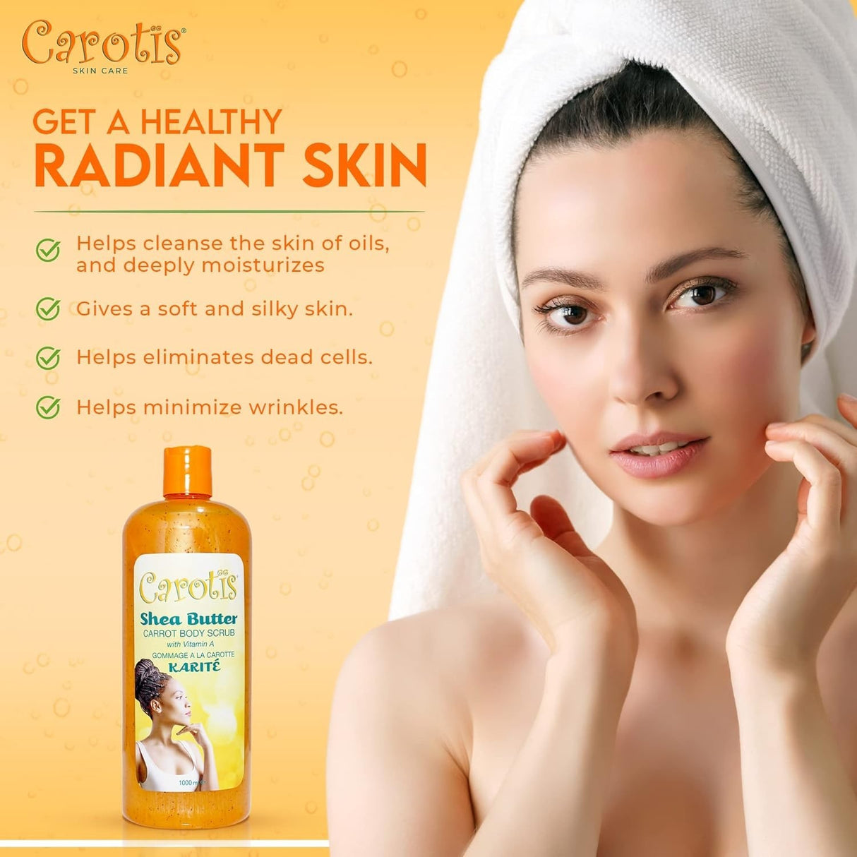 Carotis Carrot Body Wash with Vitamin "A" 33.8 oz