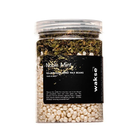 Wakse Noble Mint Tea-Infusion Hard Wax Beans 10 oz