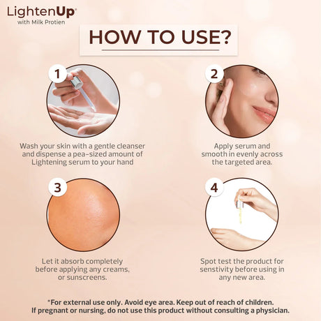 LightenUp Milk Protein Intense Brightening Serum 1 oz