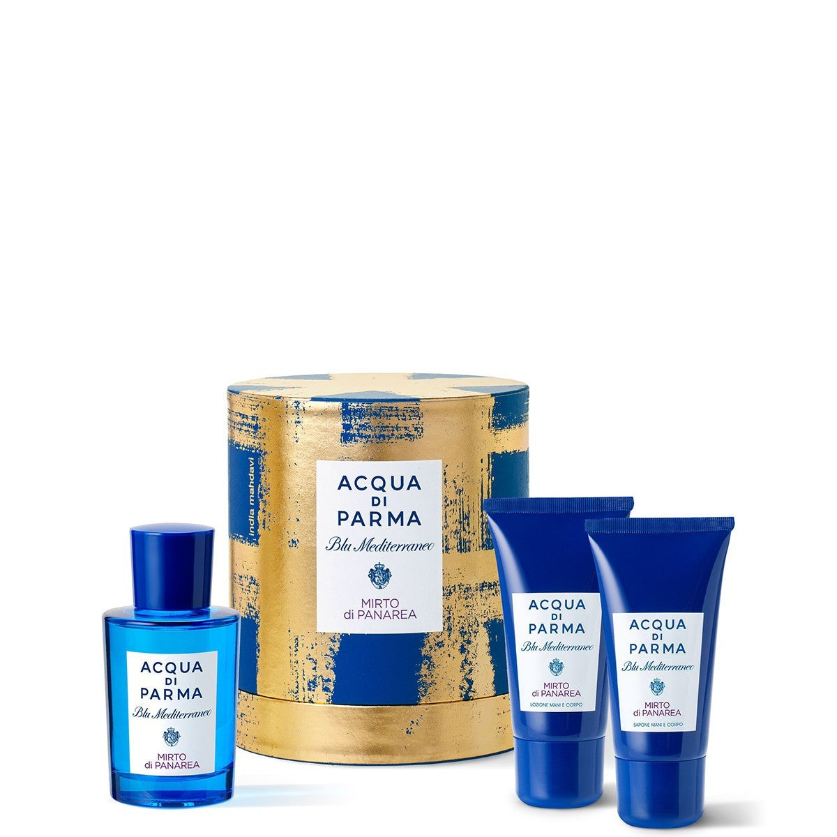 Acqua di Parma Blu Mediterraneo Mirto di Panarea Fragrance for Men 3 Piece Gift