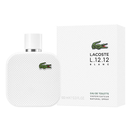 Lacoste L.12.12 Blanc by Lacoste for Men Eau de Toilette Spray 5.9 oz