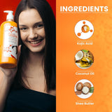 Geisha Beauty Secrets Kojic Acid Shea Butter Brightening Shower Gel 33.8 oz
