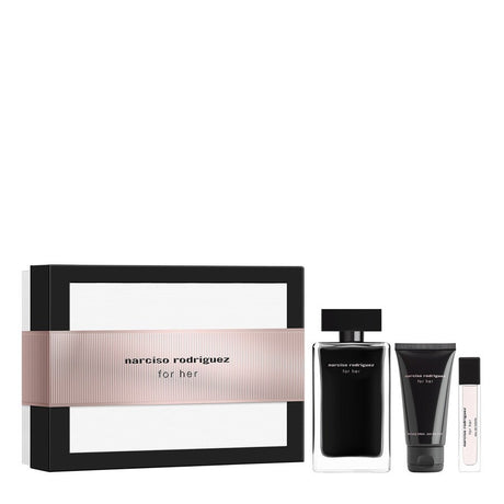 Narciso Rodriguez for her Fragrance for Women 3 piece Gift Set