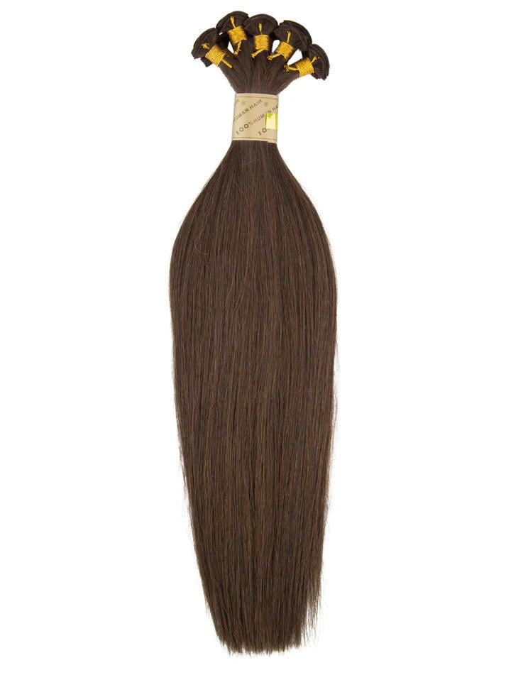 Bohyme Silky Straight Remi Human Hair 16" Machine Tied Weft Color 4