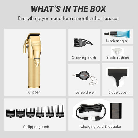 BaBylissPRO GoldFX Metal Lithium Clipper