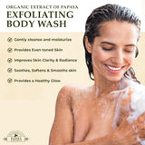 Organic Extract of Papaya Exfoliating Shea Butter Body Scrub 33.8 oz