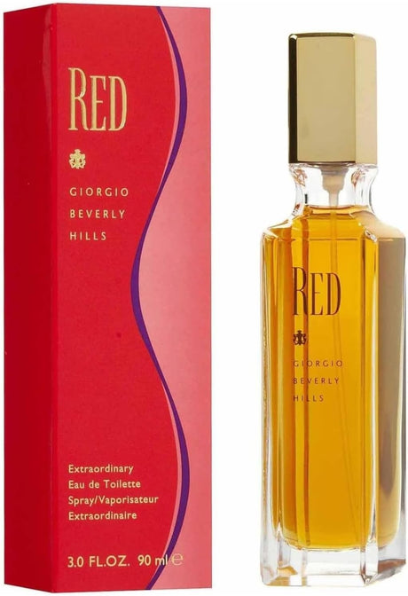 The Red by Giorgio Beverly Hills Fragrance for Women 2 Piece Gift Set