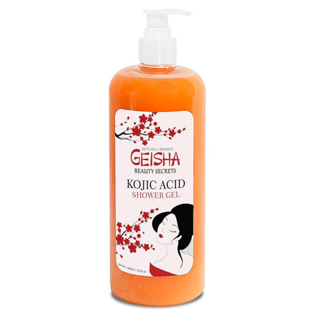 Geisha Beauty Secrets Kojic Acid Shea Butter Brightening Shower Gel 33.8 oz