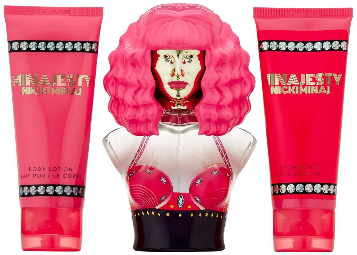 Minajesty by Nicki Minaj Fragrance for Women 3 Piece Gift Set