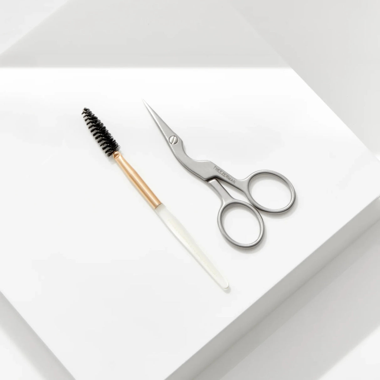 Tweezerman Brow Shaping Scissors and Brush