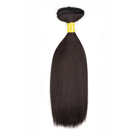 Bohyme Silky Straight Machine Tied Weft Human Hair 12" Color 1B