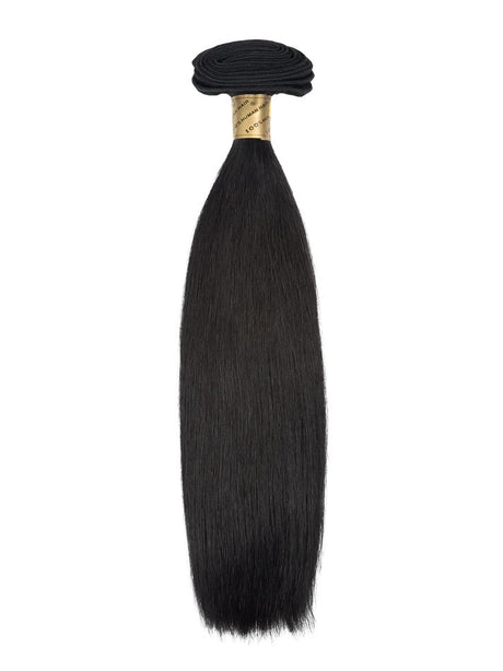 Bohyme Silky Straight Machine Tied Weft Human Hair 10" Color 1B