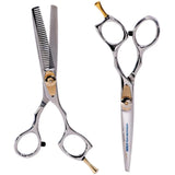 Ninja Swordsman 5-1/2" Cutting and Thinning Shear Duo Left Handed (NJ-LFDUO)