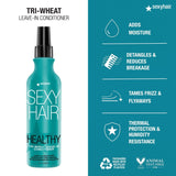 Sexy Hair Healthy Tri-Wheat Leave-In Conditioner 8.5 oz