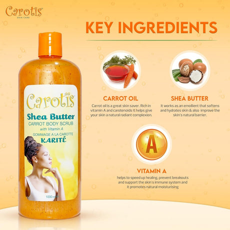Carotis Carrot Body Wash with Vitamin "A" 33.8 oz