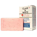 Clair White Rose Extract Brightening Exfoliating Soap 7 oz