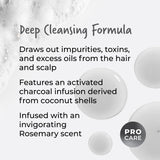 MC Salon Charcoal Clarifying Shampoo 16 oz
