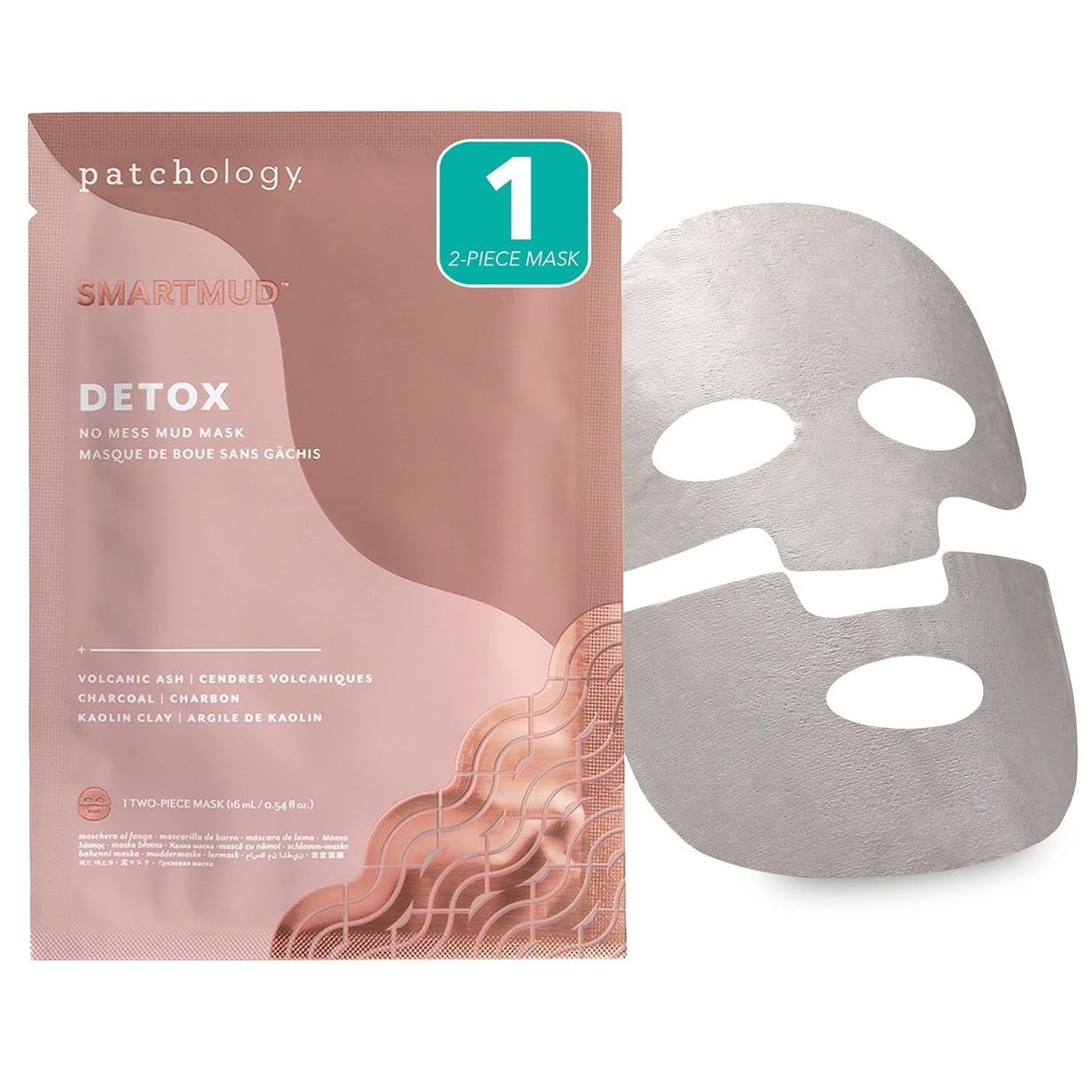 Patchology SmartMud Detox Clarifying No-Mess Mud Mask