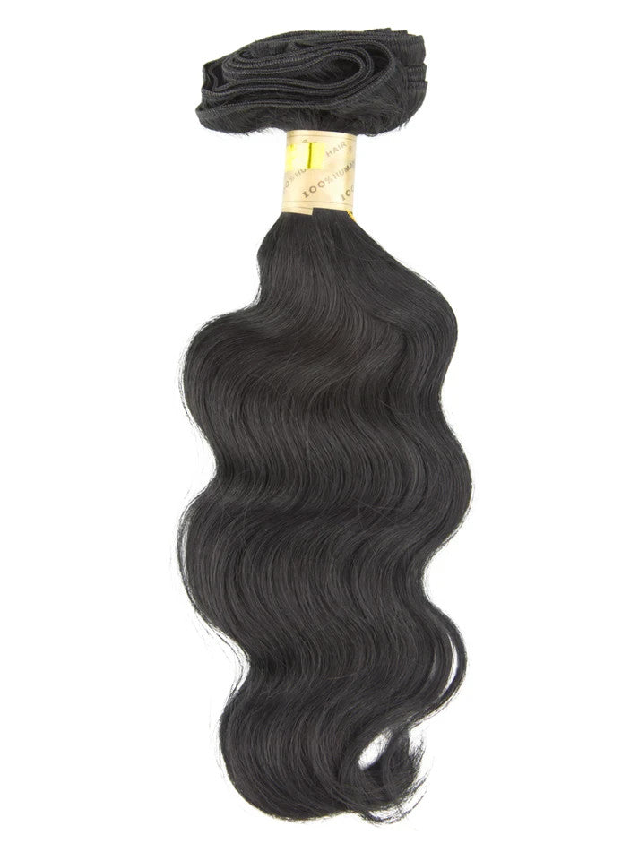 Bohyme Ocean Breeze Machine-Tied Weft Human Hair 18" Color 1