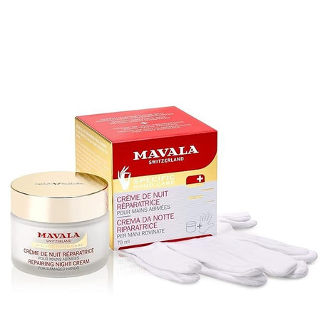 Mavala Repairing Night Cream for Damaged Hands 2.4 oz
