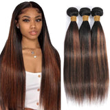 Bobbi Boss Fine Silky Indi Remy Virgin Human Hair 10" Color P1B/30