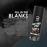 L3VEL3 Black Hair Fiber Spray 4.4 oz