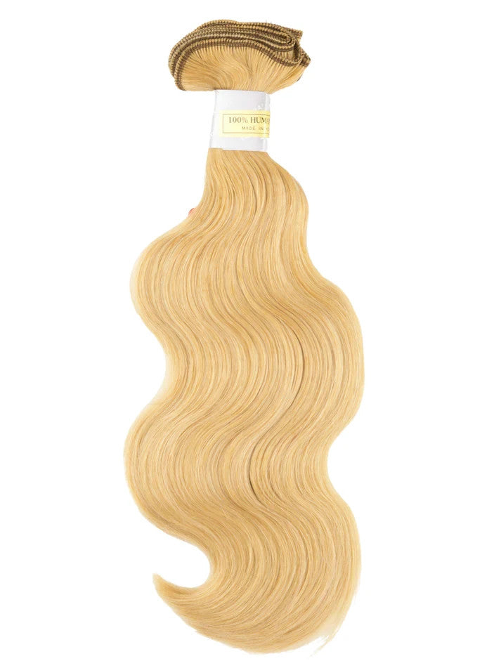 Bohyme European Body Wave Machine-Tied Weft Remy Human Hair 18" Color D16/22